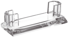 Acryl Visitenkarten-Halter - ca. 35 Karten, 110 x 44 x 32 mm, glasklar