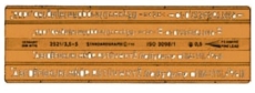 Isonorm-Schriftschablone 2521