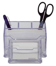 Utensilienbox Acryl - 10x15 cm, 6 Fächer