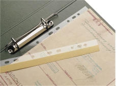 Heftstreifen HEFTFIX® - selbstklebend, 292 mm, glasklar, 50 Stück