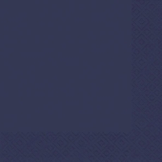 Serviette Zelltuch - 33 x 33 cm, uni dunkelblau