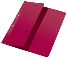 3740 Ösenhefter - 1/2 Vorderdeckel, A4, kfm. Heftung, Manilakarton, rot