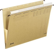 1936 Hängetasche ALPHA®, Organisationsleiste, seitlich zu, Natronkarton, naturbraun