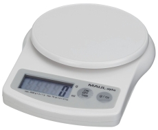 Briefwaage MAULalpha - 2000 g, 1 g, 141 x 37 x 188 mm, weiß