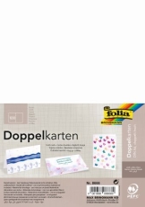 Briefkarte - A6 hoch, 190 g/qm, weiß, doppelt, 100 Stück