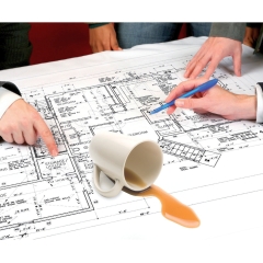 Planschutzhülle, 320 x 440 mm mit Gleitverschluss 2-seitig transparent