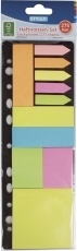 Haftnotizblock Set - 11 Größen à 25 Blatt, sortiert