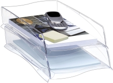 Briefkorb Ellypse - A4/C4, glasklar