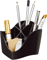 Multiköcher Ellypse - schwarz, 89 x 98 x 118 mm