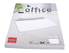 Versandtasche Office - B4, hochweiß, hk, m.ID, oF, 80 g/qm, 25 Stück