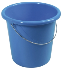 Eimer - Plastik, rund, 10 Liter, blau