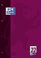 Arbeitsblock Lin.22 - A4, 50 Blatt, 90 g/qm, 4-fach Lochung