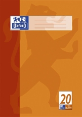 Schulblock Lin.20 - A4, 50 Blatt, 90 g/qm, 4-fach Lochung