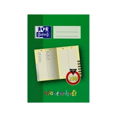 Wörterheft W.2 - A5, 28 Blatt, geheftet, mit alphabetischem Register