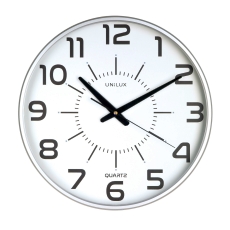 Wanduhr MAXI POP grau leise schleichende Zeiger Ø 37,5 cm