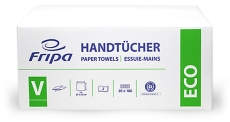 Falthandtuch ECO - V-Falz, 2-lagig, weiß, 20 x 160 Blatt