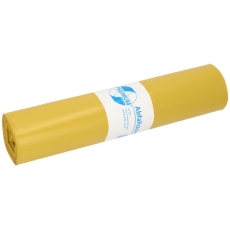 Müllsack Recycling - 120 Liter, gelb, 25 Stück, Recycling-LDPE