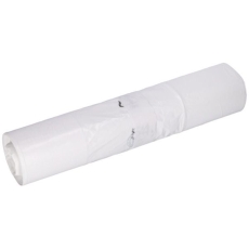 Müllsack Recycling - 60 Liter, weiß, 50 Stück, weiß, Recycling-LDPE