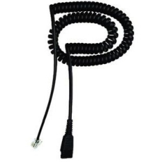 Verbindungskabel f.QD Headsets schwarz RJ-Buchse