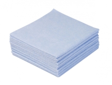 Thermovliestuch - 38 x 40 cm, glatt, blau, 10 Stück