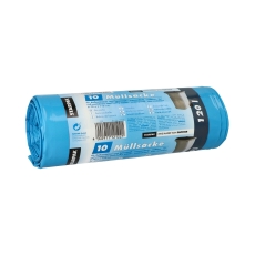 Müllsäcke - 120 L, LDPE, blau, 10 Stück