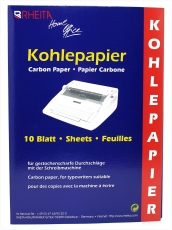 Kohlepapier - A4, 10 Blatt, schwarz