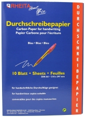 Durchschreibepapier - A4, 10 Blatt, blau