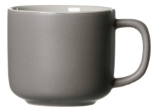 Kaffee Obertasse Jasper - 240 ml, Keramik, taupe, 6 Stück