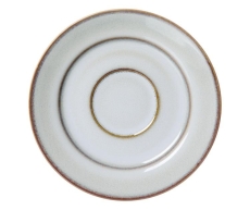 Kaffee Untertasse portofino - Ø 15,5 cm, Steinzeug, grau, 6 Stück