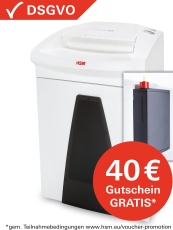 Aktenvernichter SECURIO B26 - Partikelschnitt 1,9 x 15 mm + Öler