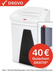Aktenvernichter SECURIO B26 - Partikelschnitt 1 x 5mm + Öler