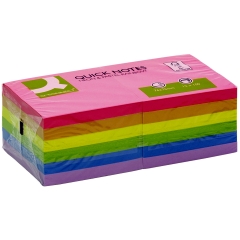 Haftnotizblock 100BL 12ST 76 x 76 mm sortiert