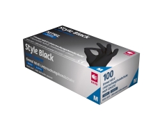 Einmalhandschuhe - Größe L, 100 Stück, Nitril, schwarz