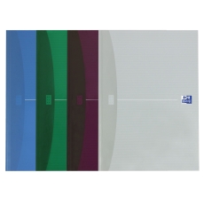 Office gebundenes Buch - A4, 5 mm kariert, sortiert, perf. Ecken