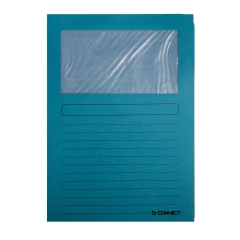 Umlaufmappe, A4, Pappe, blau