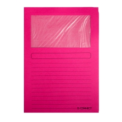 Umlaufmappe, A4, Pappe, pink