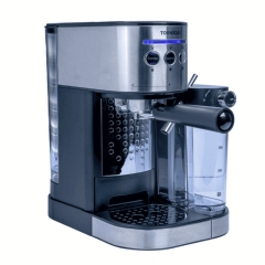 Siebträger-Kaffeemaschine TCM14125, 1,2l, schwarz