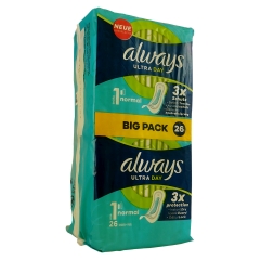 Damenbinden Normal BIGPACK, Größe 1, 26 Stück