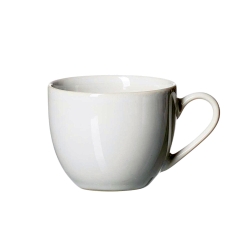 Espresso Obertasse Volos, 90 ml, Steinzeug, weiß, 6 Stück