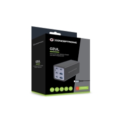 USB-Ladegerät PD 3.1, USB-C-Ladekabel, 6-Port 200W GaN , USB-C x 4, USB-A x 2, QC 3.0, PD 3.1
