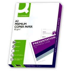 Kopierpapier Premium, A3, 80g/m², 500 Blatt, weiß