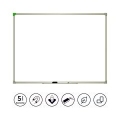 Whiteboard U-Act!Line® Stahl, Aluminiumrahmen, 600 x 450 mm, weiß