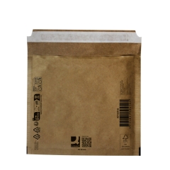 Luftpolstertasche CD/DVD braun