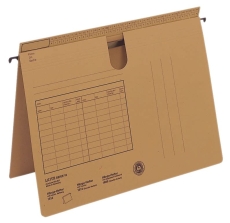 1834 Hängehefter SERIE 18, kfm. und Amtsheftung, Natronkarton, naturbraun