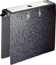 Hängeordner Hartpappe - A4, 80 mm, schwarz
