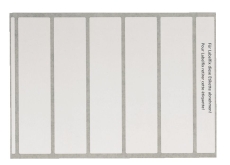 6652 Beschriftungsetikett OCplus, Laser- und Tintenstrahldrucker, 500 Stück, weiss