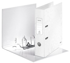 1005 Qualitäts-Ordner WOW - A4, breit, Schlitz, perlweiß