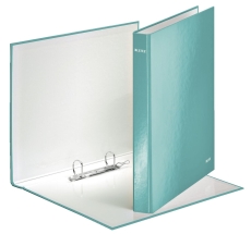 4241 Ringbuch WOW, A4 maxi, PP, 2 Ringe Ø25 mm, eisblau