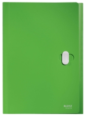 4624 Fächermappe Recycle - A4, 5 Fächer, 250 Blatt, PP, klimaneutral, grün