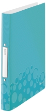 4257 Ringbuch WOW - A4, PP, 2 Ringe, 25 mm, eisblau